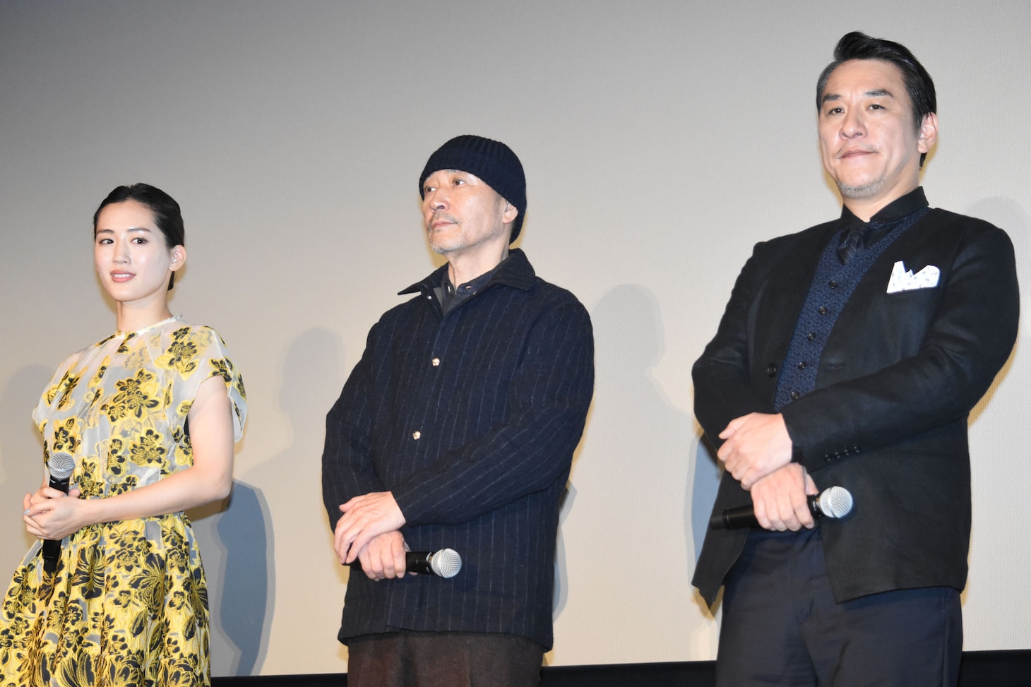「海賊とよばれた男」初日舞台挨拶の様子。