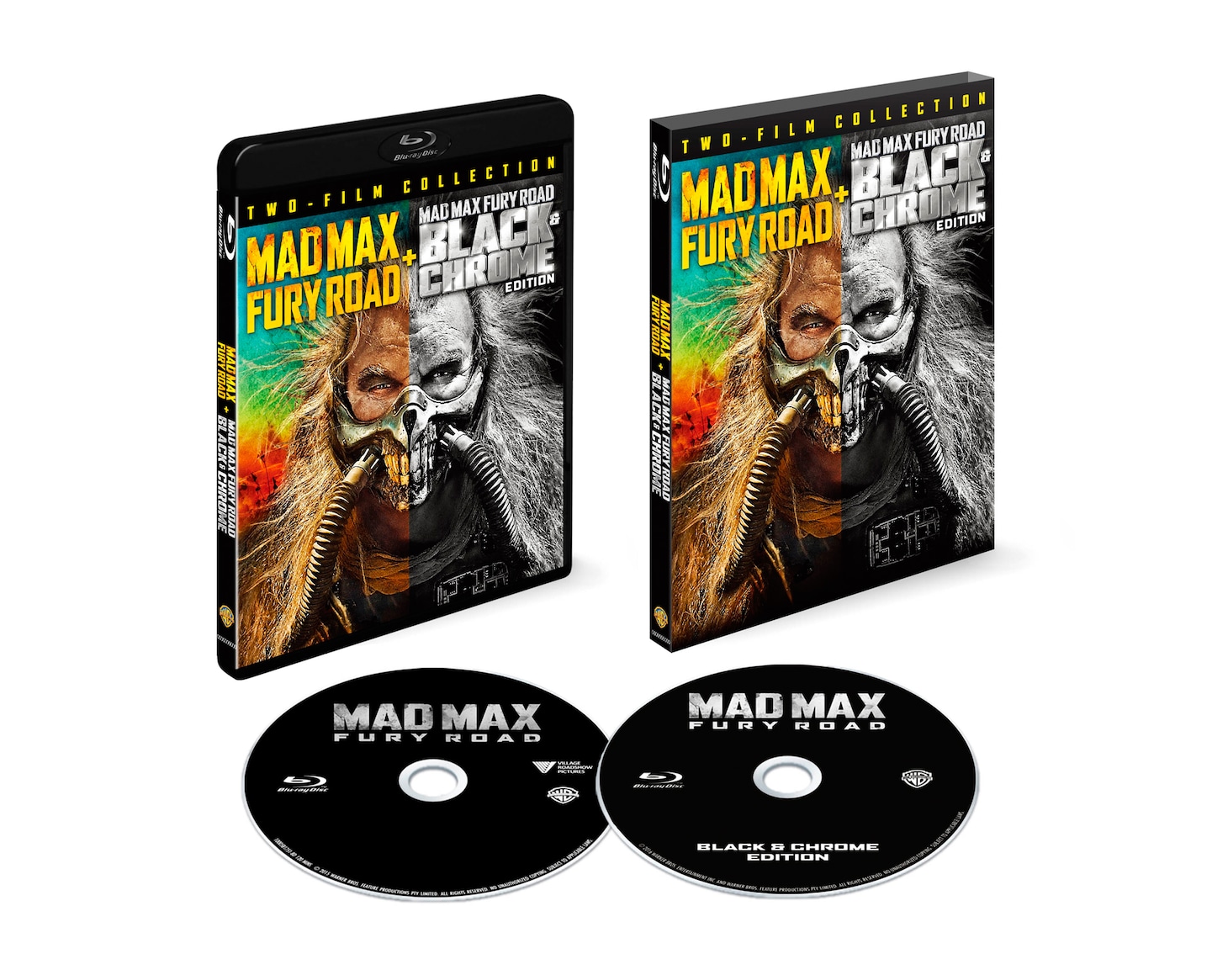 「マッドマックス 怒りのデス・ロード」＜ブラック＆クローム＞エディション Blu-ray展開図