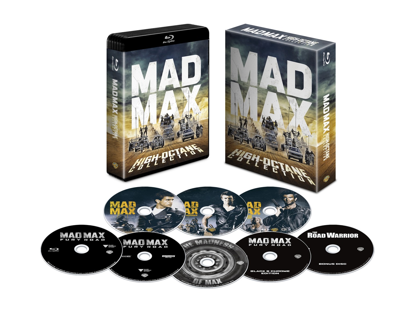 「マッドマックス」＜ハイオク＞コレクション Blu-ray展開図