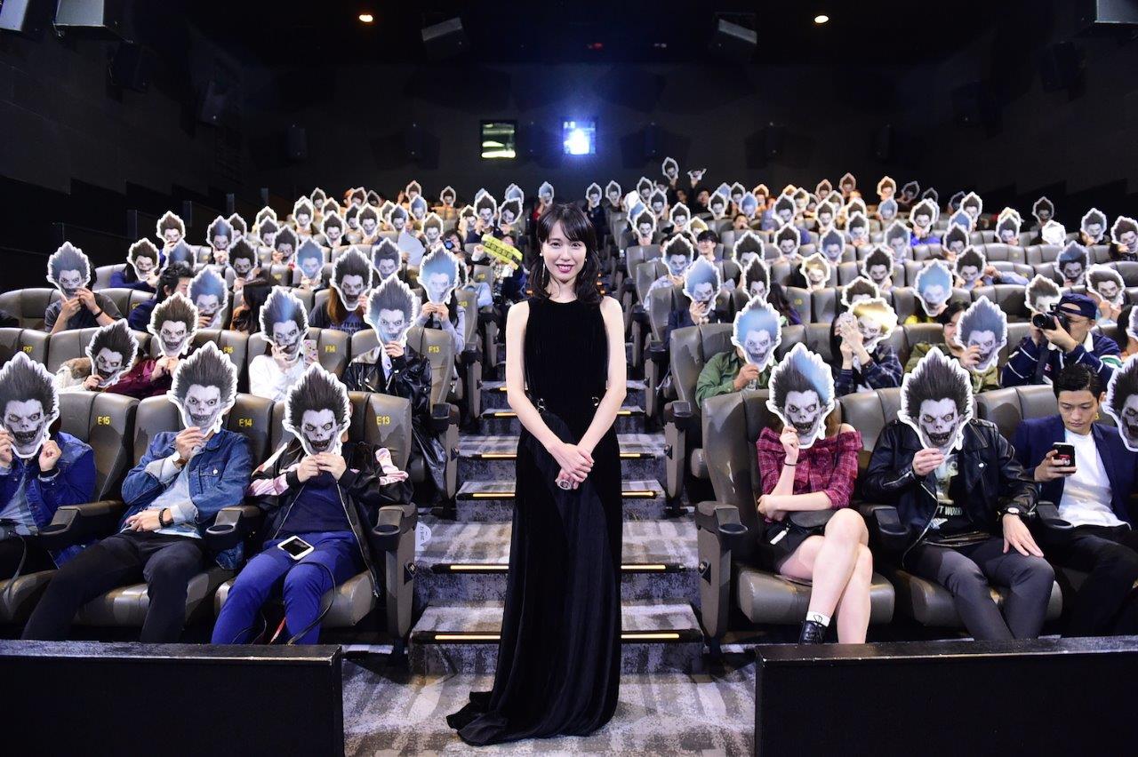 「デスノート Light up the NEW world」香港プレミアイベントに参加した戸田恵梨香。