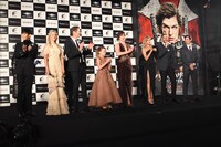 「バイオハザード：ザ・ファイナル」ワールドプレミアの様子。