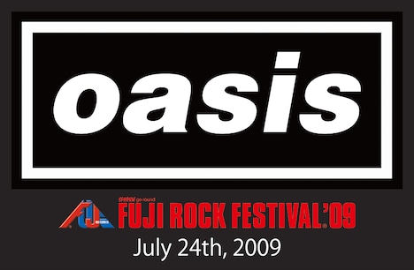 「oasis FUJI ROCK FESTIVAL'09」ロゴ