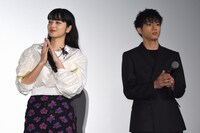 「ぼくは明日、昨日のきみとデートする」初日舞台挨拶の様子。