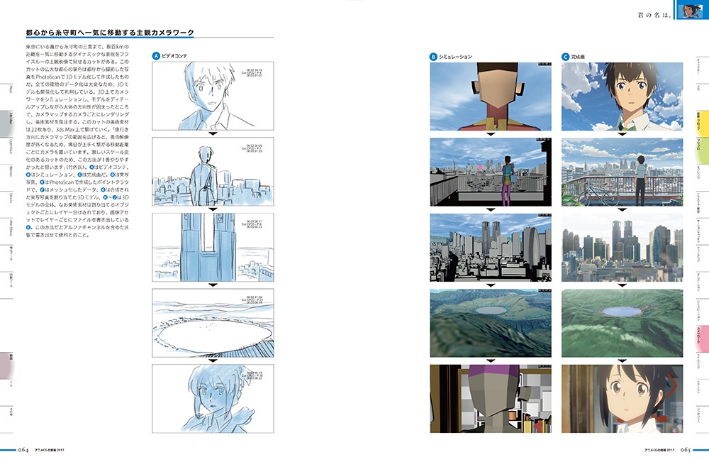 「アニメCGの現場 2017 ーCGWORLD特別編集版ー」中面