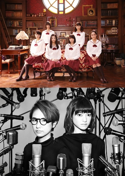 「暗黒女子」ビジュアル（上）、Charisma.com（下）。