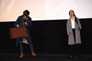 「ファンタスティック・ビーストと魔法使いの旅」大ヒット公開記念舞台挨拶の様子。