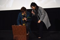 「ファンタスティック・ビーストと魔法使いの旅」大ヒット公開記念舞台挨拶の様子。