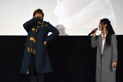 「ファンタスティック・ビーストと魔法使いの旅」大ヒット公開記念舞台挨拶の様子。