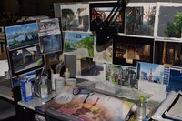 「ひるね姫 ～知らないワタシの物語～」制作現場の様子。