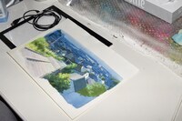 「ひるね姫 ～知らないワタシの物語～」制作現場の様子。