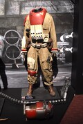 「映画『ローグ・ワン／スター・ウォーズ・ストーリー』公開記念 もうひとつのスター・ウォーズ展」展示の様子。
