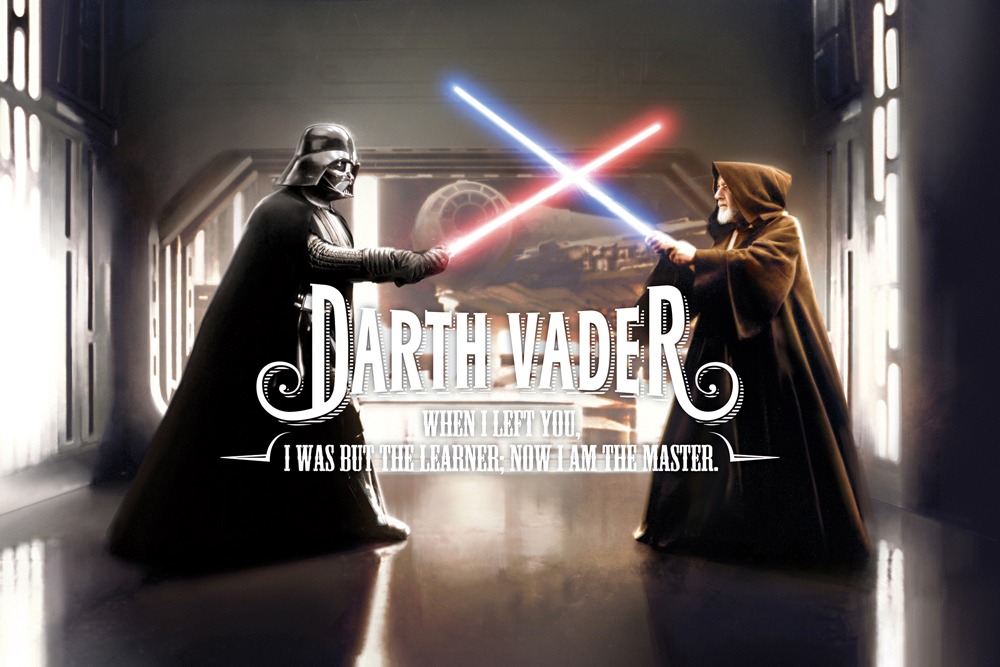 ダース・ベイダー（左）