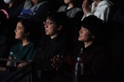 「君の名は。」大合唱上映会上映中の様子。