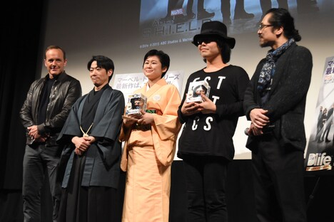 クラーク・グレッグ初来日記念ファンイベントの様子。