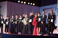 第29回日刊スポーツ映画大賞表彰式の様子。