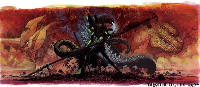 「ゴジラ対エヴァンゲリオン」ビジュアル TM&(c)TOHO CO.,LTD. (c)カラー