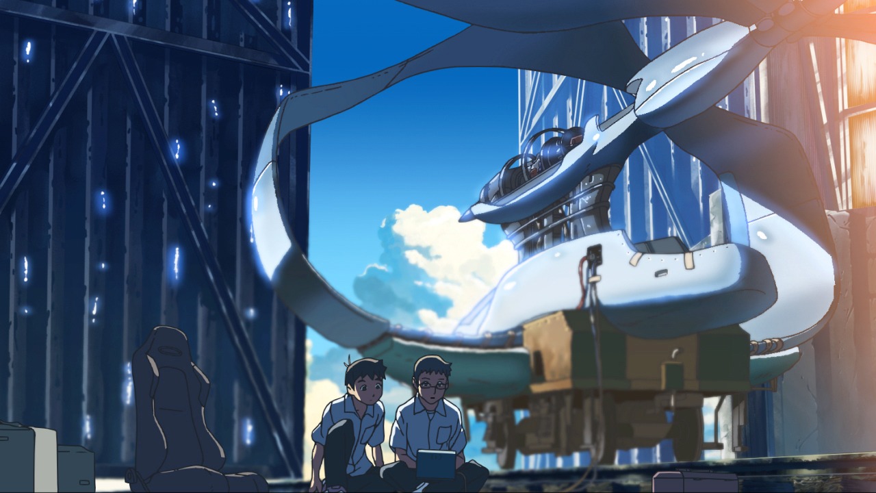 「雲のむこう、約束の場所」