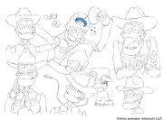 「旅のロボから」展より。