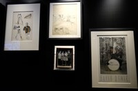 「DAVID BOWIE is」会場の展示物。