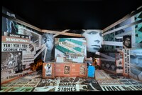 「DAVID BOWIE is」会場の様子。