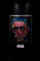 デヴィッド・ボウイが描いた三島由紀夫の肖像画。