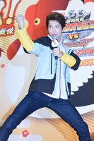 名乗りを披露する國島直希。