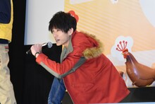 名乗りを披露する西川俊介。