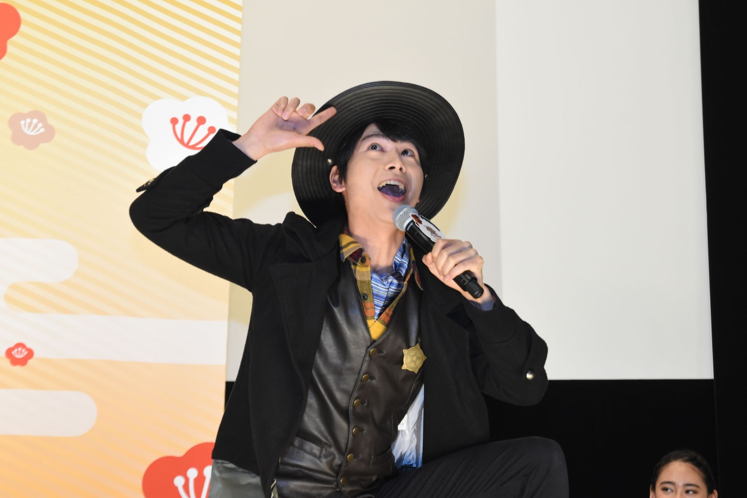 名乗りを披露する多和田秀弥。