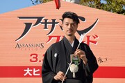 「アサシン クリード」大ヒット祈願イベントに登壇した斎藤工。