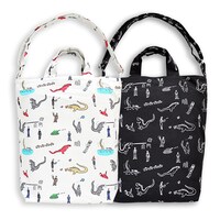 「シン・ゴジラ」×鬼頭祈 キャンバスショルダートート（各3780円）