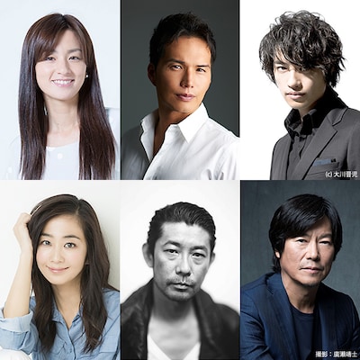 「ブルーハーツが聴こえる」で主演を務めた6人の俳優。上段左から尾野真千子、市原隼人、斎藤工。下段左から優香、永瀬正敏、豊川悦司。