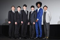 「闇金ドッグス5」初日舞台挨拶の様子。