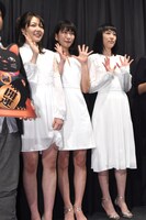 「牝猫たち」初日舞台挨拶の様子。