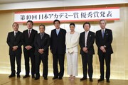 第40回日本アカデミー賞優秀賞発表記者会見の様子。