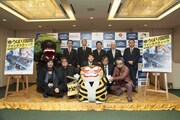 ゆうばり国際ファンタスティック映画祭2017のラインナップ発表会の様子。