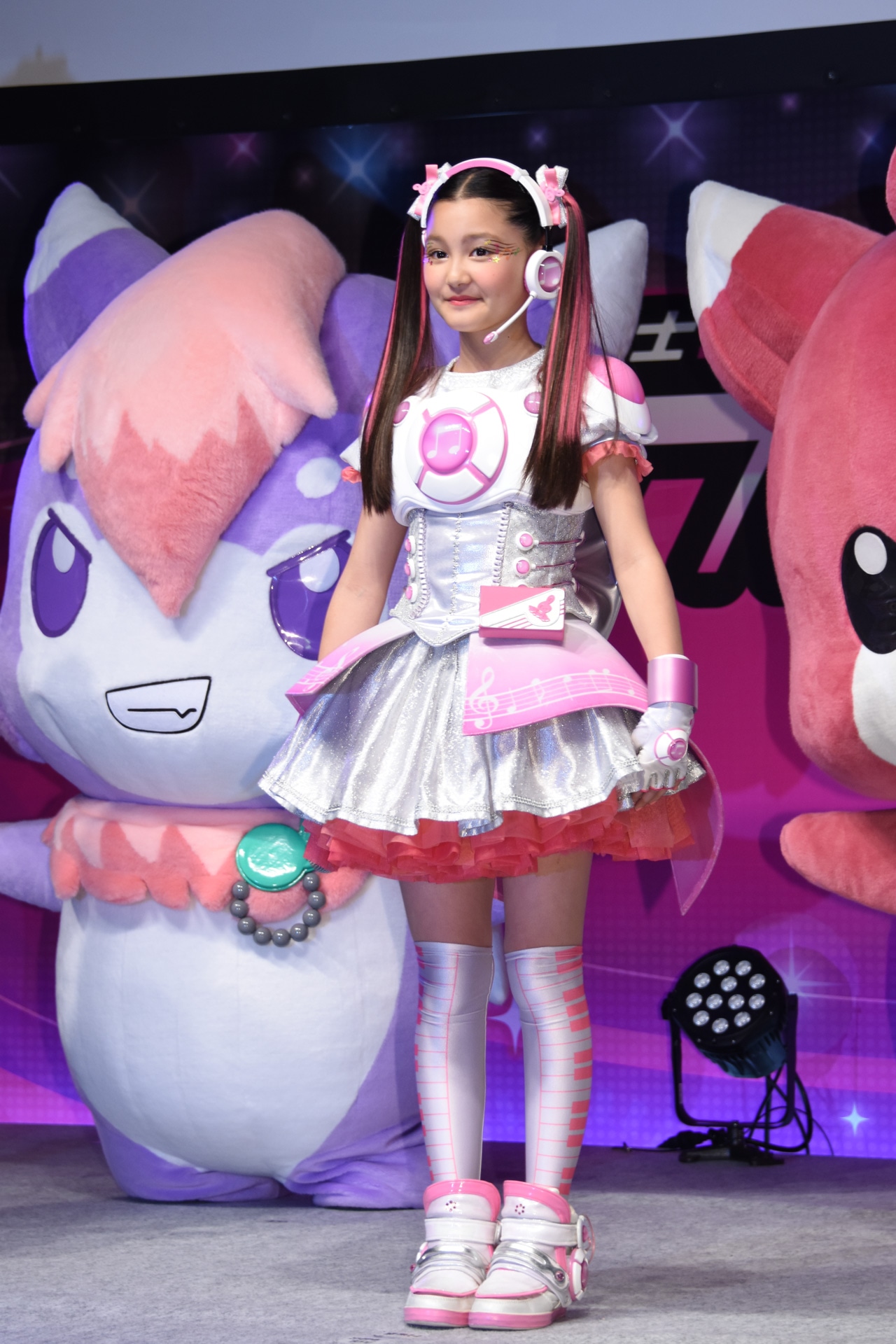 テレビシリーズ「アイドル×戦士 ミラクルちゅーんず！」一ノ瀬カノン役の内田亜紗香。