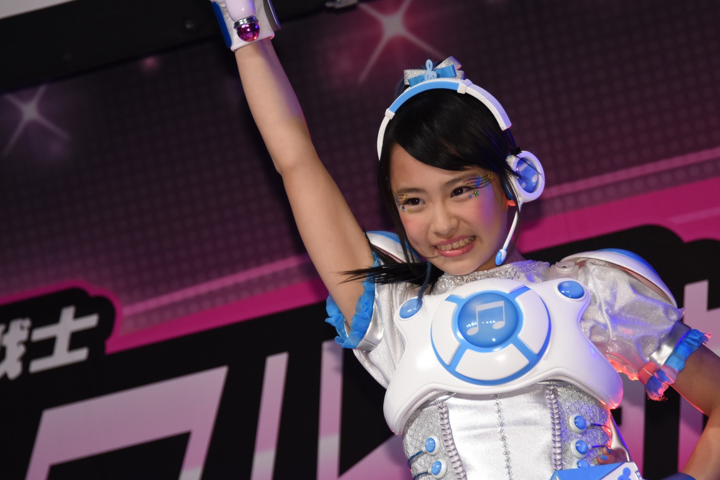 テレビシリーズ「アイドル×戦士 ミラクルちゅーんず！」橘フウカ役の小田柚葉。