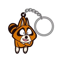 「アライグマくん つままれキーホルダー」