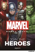 「MARVEL : JOIN THE HEROES in 109MEN’S」メインビジュアル