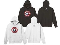 「MANIERA」のパーカー（各9612円）。