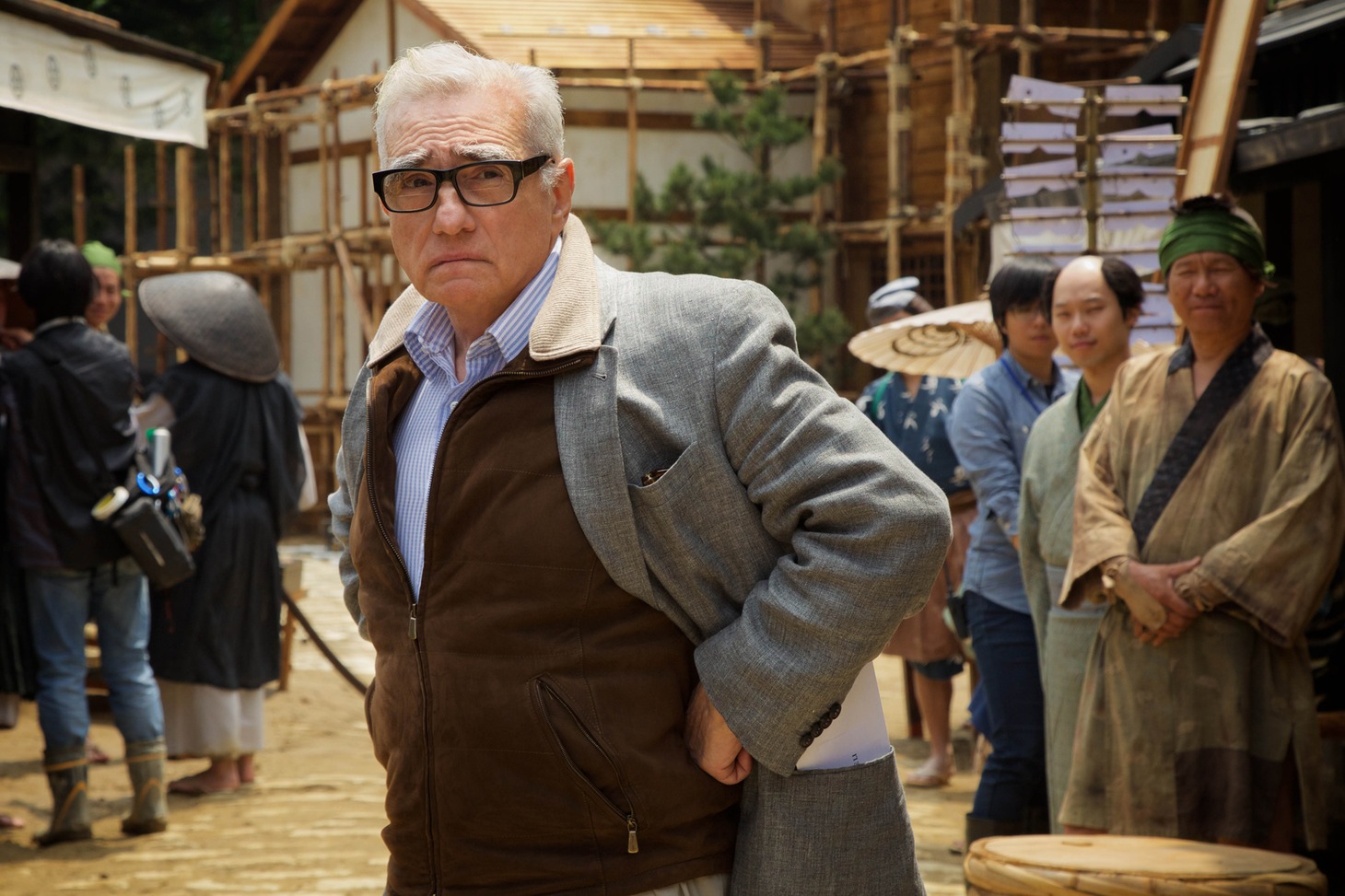「沈黙－サイレンス－」メイキングカットより、マーティン・スコセッシ。