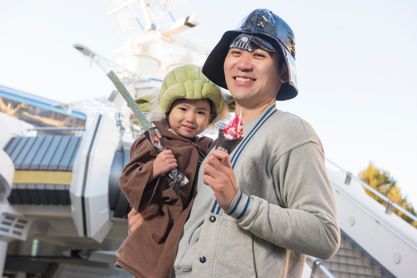 「スター・ウォーズ」新商品の着用イメージ。