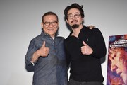 「哭声／コクソン」ティーチインイベントの様子。左から國村隼、ナ・ホンジン。
