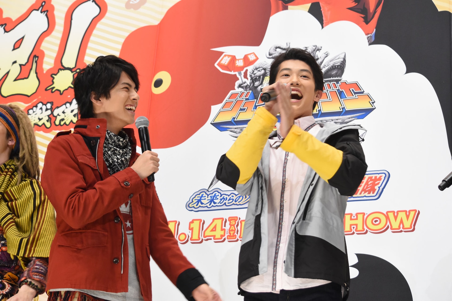 第18話の撮影を振り返る中尾暢樹（左）と、國島直希（右）。