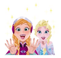 「アナと雪の女王」ポップアップスタンプ (c)Disney