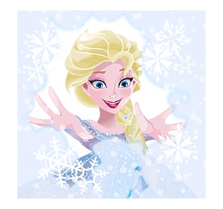 「アナと雪の女王」ポップアップスタンプ (c)Disney