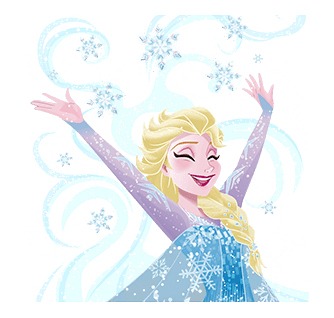 「アナと雪の女王」ポップアップスタンプ (c)Disney