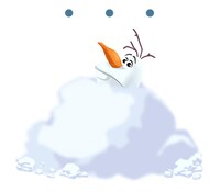 「アナと雪の女王」ポップアップスタンプ (c)Disney