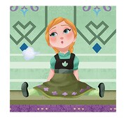 「アナと雪の女王」ポップアップスタンプ (c)Disney