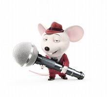 山寺宏一が声を当てるマイク。